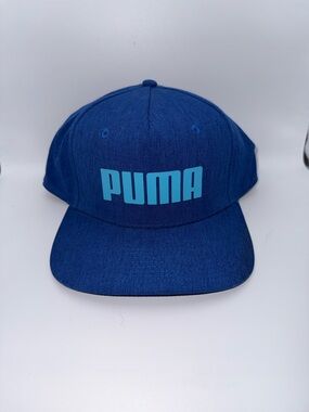 Puma DryCell Tour Exclusive Blue Letterblock Snap Back Hat